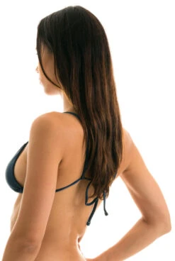 Iridescent Navy Top With Straight Straps - Top Shark Invisible -Agua de Coco Shop top riodesol top shark invisible 3