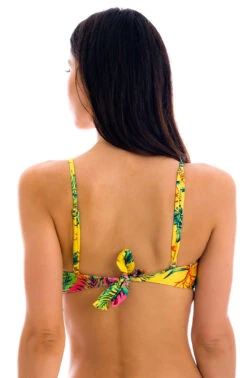 Colorful Tropical Sports Bikini Top - Top Sun-sation Bra-sport -Agua de Coco Shop top riodesol top sun sation bra sport 2
