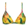 Multicolored Tropical Adjustable Triangle Bikini Top - Top Sun-sation Tri-fixo