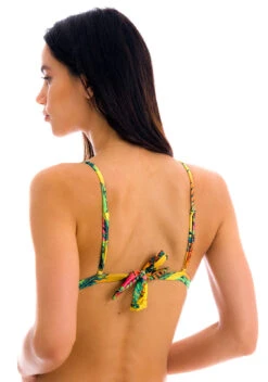 Multicolored Tropical Adjustable Triangle Bikini Top - Top Sun-sation Tri-fixo -Agua de Coco Shop top riodesol top sun sation tri fixo 2