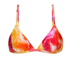 Tie-dye Red / Orange Adjustable Triangle Top - Top Tiedye-red Tri-fixo