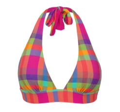 Top Tulip-garden Halter-cos