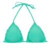 Water Green Triangle Top With Wavy Edges - Top Uv-atlantis Tri