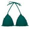 Dark Green Triangle Top With Wavy Edges - Top Uv-galapagos Tri