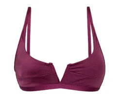 Iridescent Purple V Bralette Top - Top Viena Bra-v