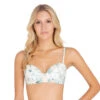 Balconette Bikini Top With Embroidered Floral Detail - Top Freya Blossom