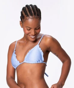 Top Frufru Ville Azul Claro